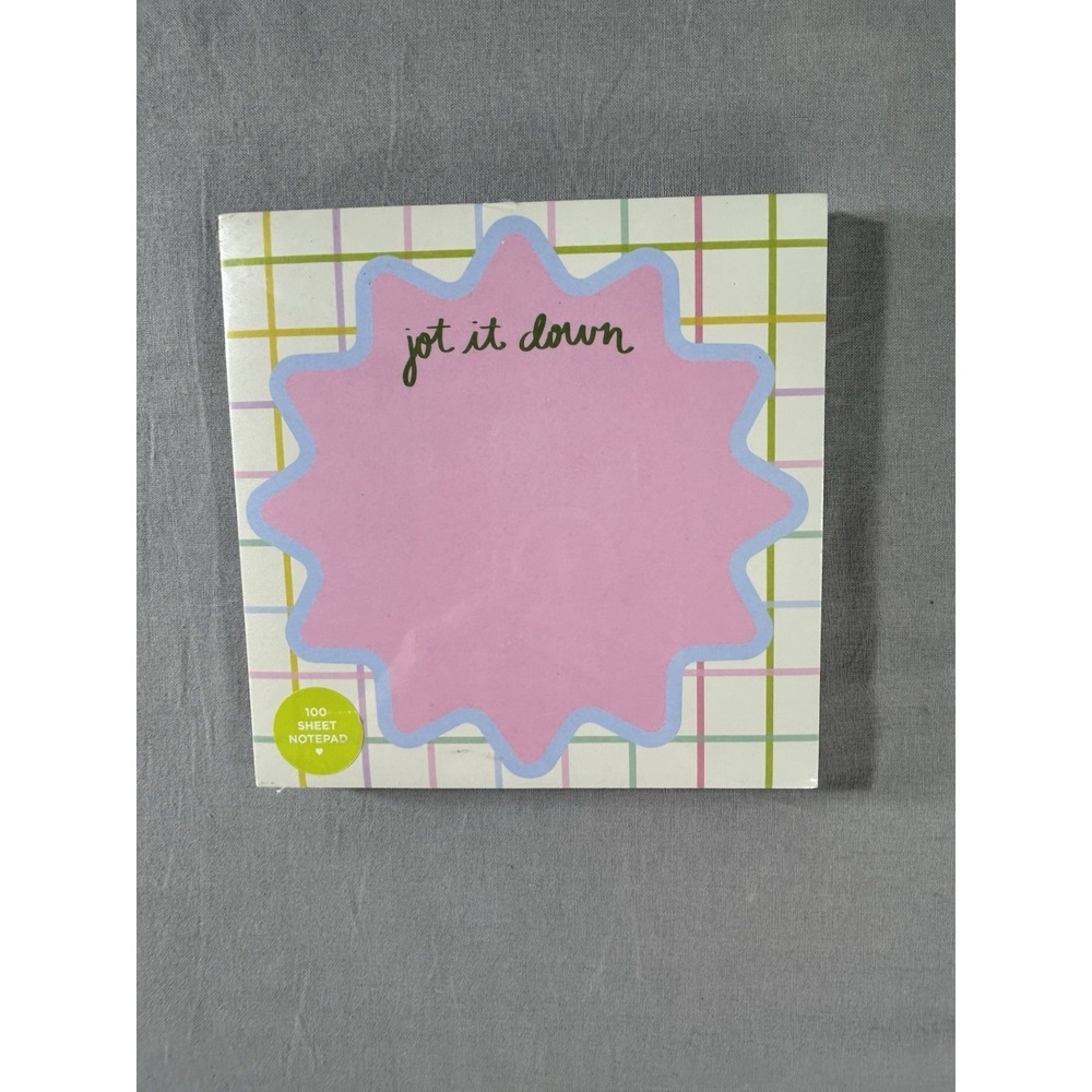 Taylor Elliott Design Joy Creative Shop "jot it down" Notepad 100 Sheets NEW